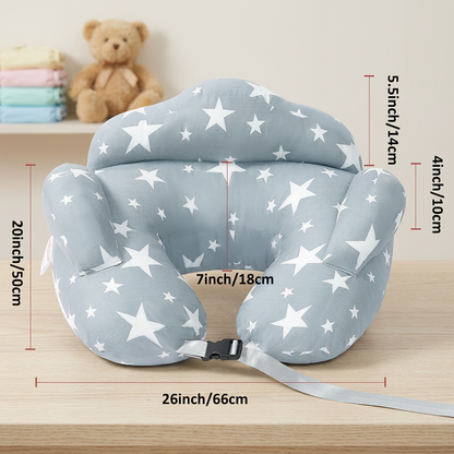 Multifunctional Nursing Pillow for Breastfeeding & Bottle Feeding with Removable Cover