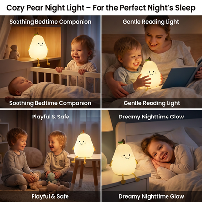 Cozy Pear Night Light – For the Perfect Night's Sleep
