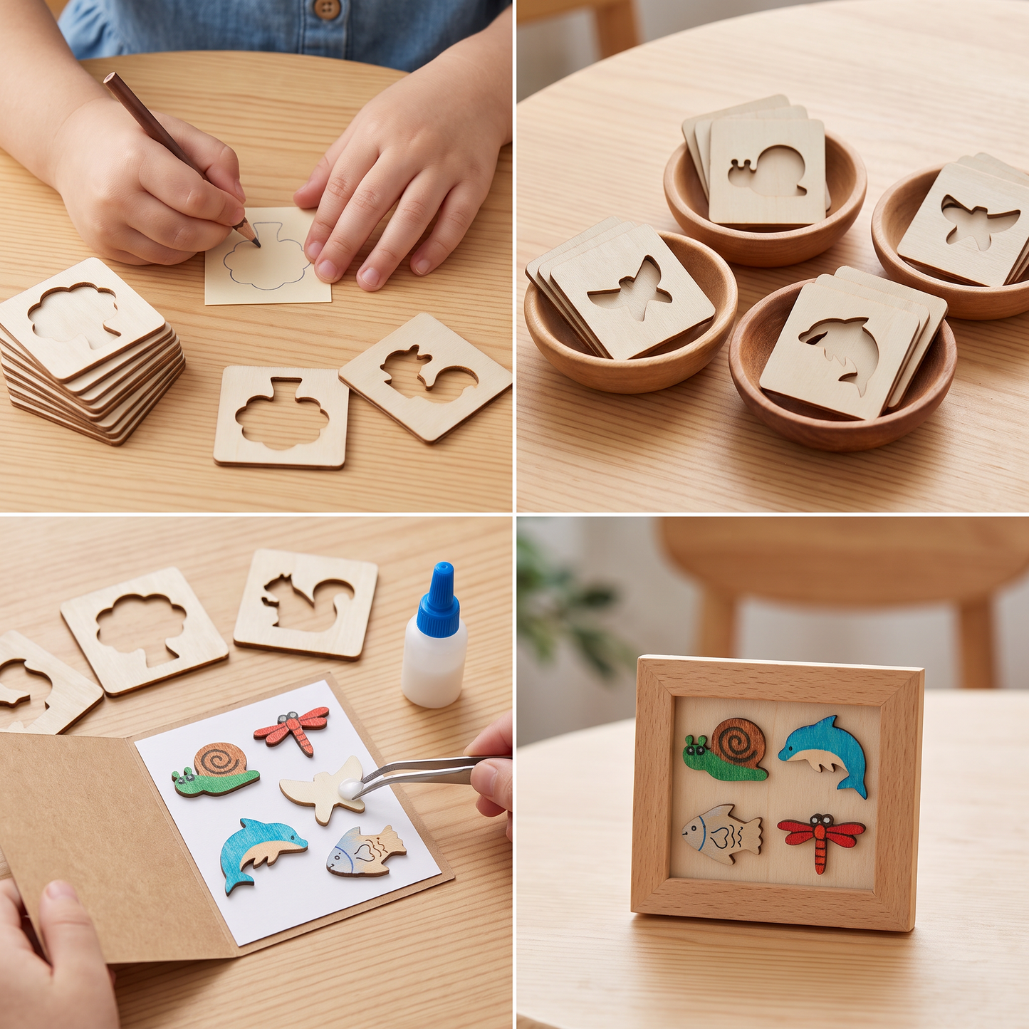 Creative Stencils – Encourage Drawing with Shapes