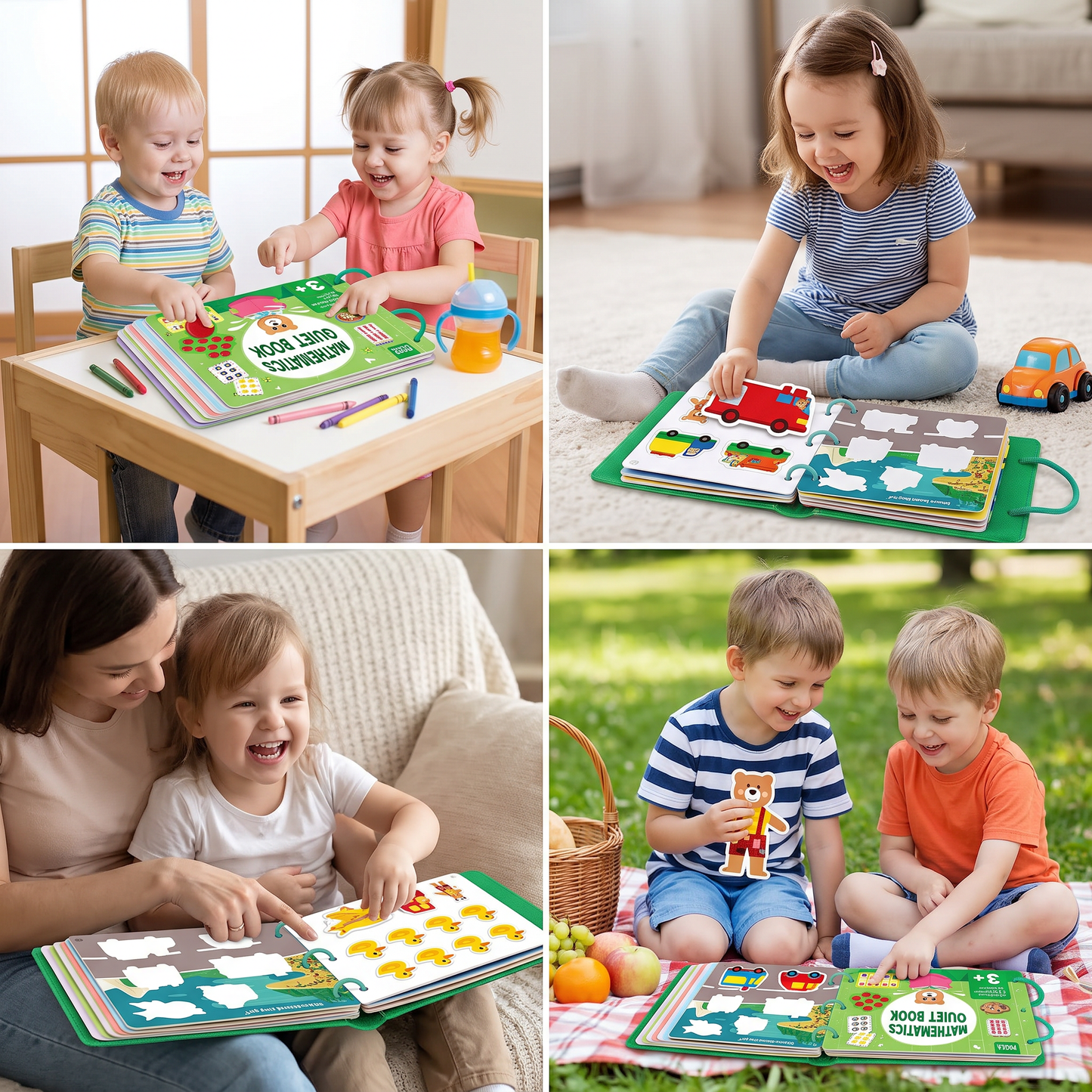 Cognitive Development Activity Book - Interactive Felt Book