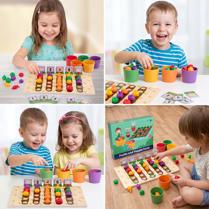 Montessori Colors & Numbers Farm Learning Game