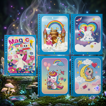 Magic Water Coloring Book – Discover Hidden Drawings
