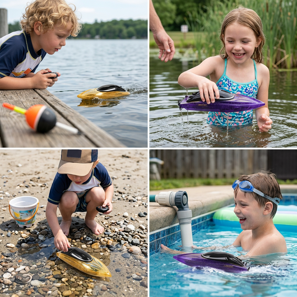 Electric Racing Boat for Fast Water Fun in Summer