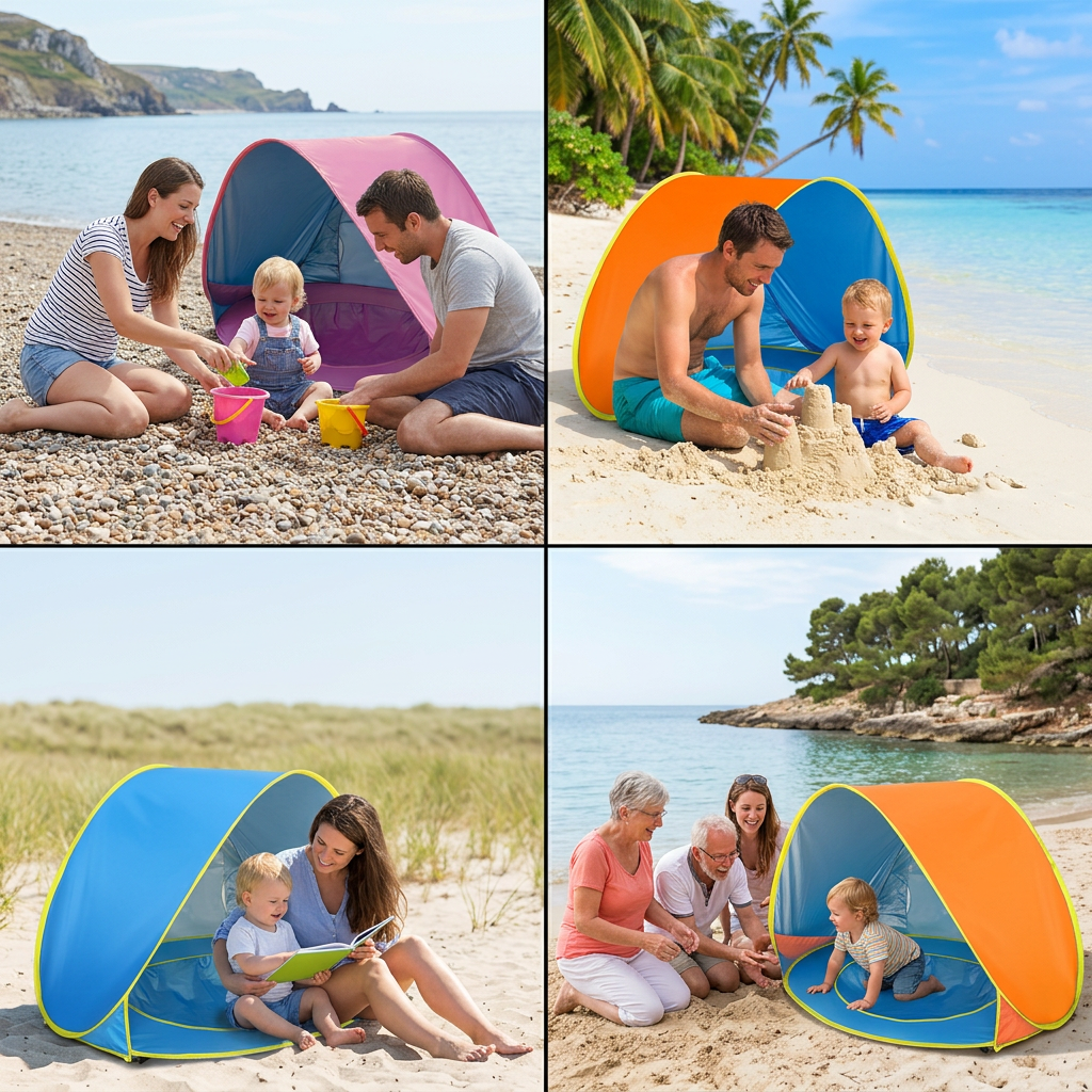 Children Beach Tent with Pool