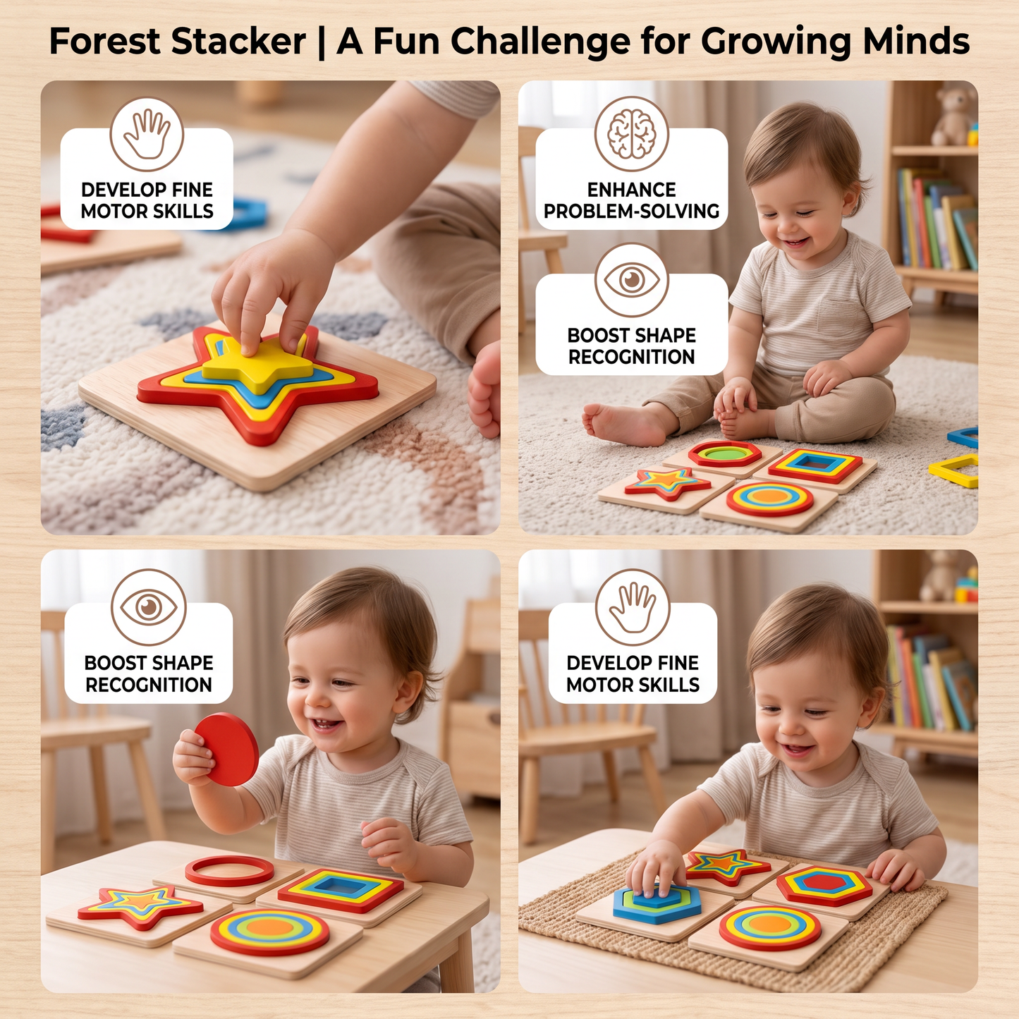 Forest Stacker | A Fun Challenge for Growing Minds