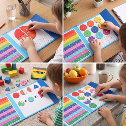 Montessori Kids Fraction Magnet Learning Toy