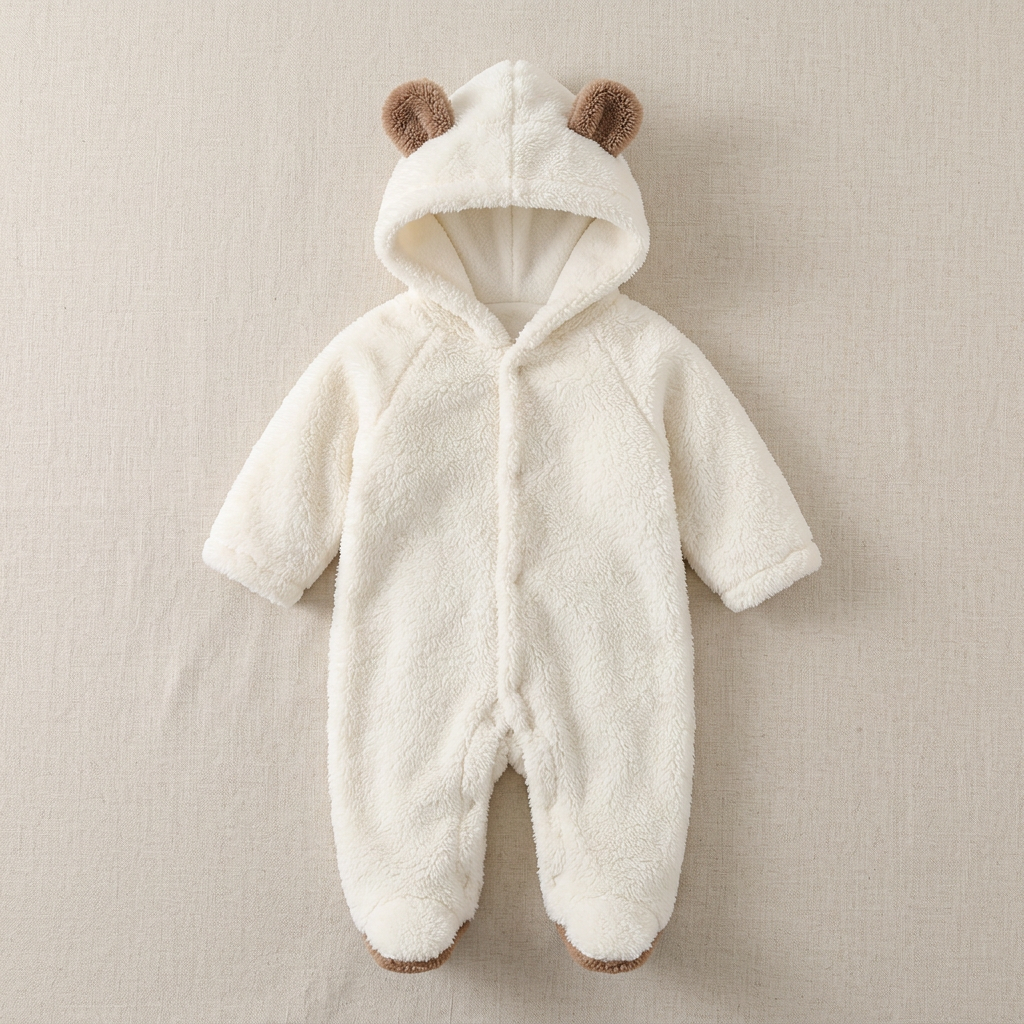 Cute Baby Onesie in Bear Design